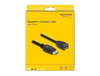 Delock 80004 DisplayPort 1.2 verlengkabel 4K 60 Hz 5 m - thumbnail