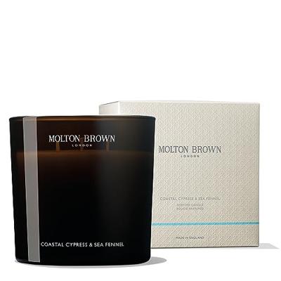 Molton Brown Home Fragrance Coastal Cypress & Sea Fennel Luxury 3 Wick Scented Candle 600gr Molton Brown Home Fragrance Coastal Cypress & Sea Fennel Luxury 3 Wick Scented Candle 600gr