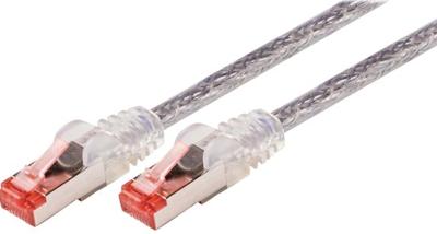 CAT6 S/FTP-Netwerkkabel | RJ45 Male - RJ45 Male | 10 m | Transparant