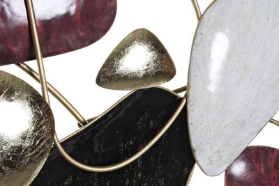 Wanddecoratie DKD Home Decor Metaal Abstract (180 x 9.5 x 87 cm)