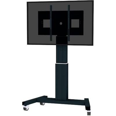 Neomounts by Newstar PLASMA-M2500BLACK Mobiele Floor Stand Flatscreen 107-254cm 42-100inch VESA 200x200-800x600mm 150kg in hoogte verstelbaar zwart