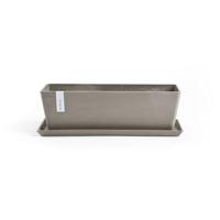 Ecopots Bruges kunststof bloempot Taupe - Ø 43 cm - thumbnail