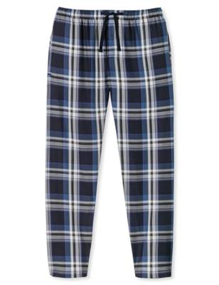 Schiesser pyjamabroek blauwe ruit