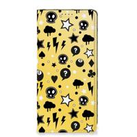 Mobiel BookCase Xiaomi Redmi Note 12 Pro | Poco X5 Pro Punk Geel - thumbnail