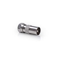Nedis Satelliet- en Antenne-Adapter | F-Male naar IEC Male | 1 stuks - CSGB41953ME CSGB41953ME - thumbnail