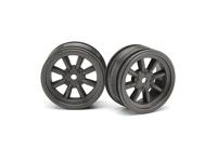Mx60 eight spoke wheel gunmetal (0mm offset/2pcs) - thumbnail