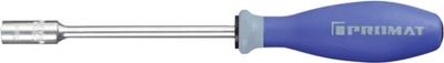 Promat/Tecwerk Zeskantdopsleutel | SW 9 mm klinglengte 125 mm | totale lengte 240 mm | 3-componentengreep - 4000827155