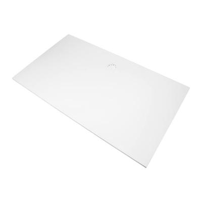 Sanituba Relievo douchebak fine stone 90x180 mat wit