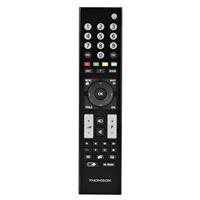 Thomson Vervangende afstandsbediening voor Grundig tv's (direct klaar voor gebruik, leren, SIMPLE Mode, lichtgevende toetsen, infrarood) IR Remote Control zwart - thumbnail