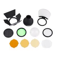 Godox S2 Bowens S-type beugel Speedlite houder compatibel met GODOX V1 ronde kop Speedlite serie Flash, AD200Pro, AD200, AD400Pro, GODOX V860II/TT685/TT350 serie (upgrade versie) - thumbnail