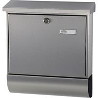 Burg Wächter 8150 AMRUM-SET 38670 NI Brievenbus RVS Zilver Sleutelslot - thumbnail