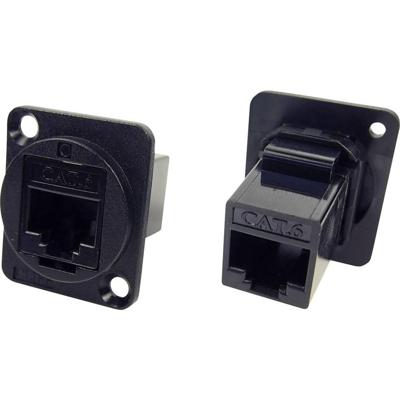 Cliff CP30222 CP30222 XLR-adapter UTP RJ45 Cat6 op RJ45 Cat6 Adapter, inbouw 1 stuk(s)