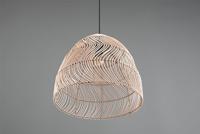 Trio HanglampRike zwart met rotan vlechtwerk - R31131036 - thumbnail