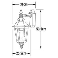 Wandlamp Pallas neerwaarts 53.5cm - Matwit - thumbnail