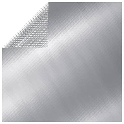 VidaXL Zwembadhoes 975x488 cm pe zilverkleurig