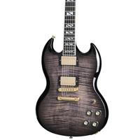 Gibson SG Supreme Translucent Ebony Burst elektrische gitaar met hardshell case - thumbnail