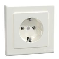 Merten MEG2301-1519 Wandcontactdoos System M Polar-wit 1 stuk(s) - thumbnail