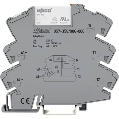 WAGO 857-358/006-000 Relaismodule (modulair) 25 stuk(s)