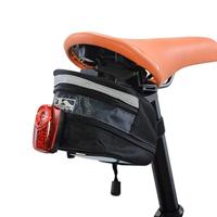 Zadeltas M-Wave Tilburg large met klikbevestiging - zwart - thumbnail