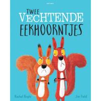 Twee vechtende eekhoorntjes - thumbnail