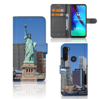 Motorola Moto G Pro Flip Cover Vrijheidsbeeld - thumbnail