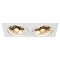 SLV 113841 New Tria 1 Inbouwlamp Halogeen, LED GU10 150 W Wit (mat)