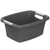 Rotho flowers wasmand 12l antraciet - thumbnail