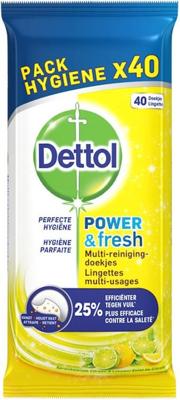 Dettol Power & Fresh Multi-Reinigingsdoekjes Citrus