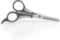 TRIXIE EFFILEERSCHAAR DUBBELZIJDIG KUNSTSTOF / RVS 16 CM 3 ST - thumbnail