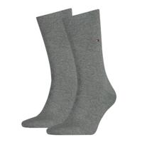 Tommy Hilfiger Men Sock Classic Middle Grey Melange 2-Pack-43/46 - thumbnail