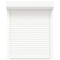 Rolluik 70x100 cm aluminium wit - thumbnail