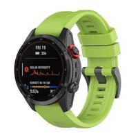 By Qubix - Siliconen sportbandje - Groen - Compatible met Garmin Fenix 8-51mm - Compatible Garmin bandje - thumbnail