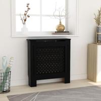 VidaXL Radiatorombouw 78 cm mdf zwart - thumbnail