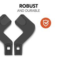 HAUCK Universele Cosy Adapters - Voor SHOP N CARE Kinderwagen - Zwart - thumbnail