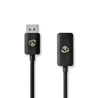 DisplayPort-Adapter | DisplayPort Male | HDMI Output | 8K@30Hz | Vernikkeld | Recht | 0.20 m | Rond | TPE | PVC | Zwart | Envelop - thumbnail