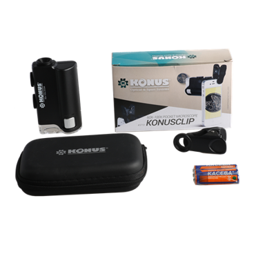 Konus clip 60x-100x microscoop