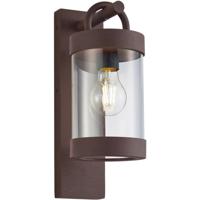 LED Tuinverlichting met Dag en Nacht Sensor - Wandlamp Buitenlamp - Trion Semby - E27 Fitting - Spatwaterdicht IP44 - Roestkleur - Aluminium - thumbnail