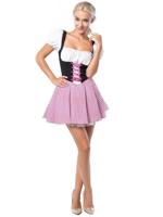 Dirndl Eva Roze/Bruin Kort - thumbnail