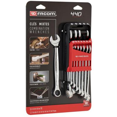 Facom 440 - SET METRISCHE RINGSTEEKSLEUTELS IN HOUDER - 440.JP12APB
