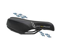 VELO saddle plush "deep channel" black - thumbnail