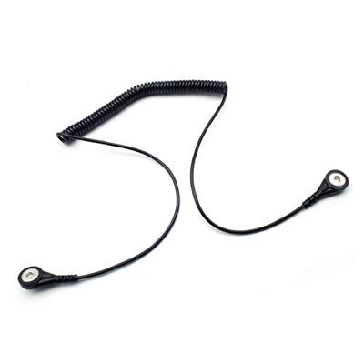 Quadrios ESD-aardingskabel 1.80 m Drukknop 4 mm