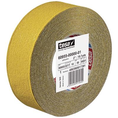 tesa ANTI-RUTSCH 60955-00000-01 Anti-sliptape tesa Geel (l x b) 18 m x 50 mm 1 stuk(s) tesa ANTI-RUTSCH 60955-00000-01 Anti-sliptape tesa Geel (l x b) 18 m x 50 mm 1 stuk(s)