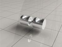 Wiesbaden losse deurknop type 4 chroom - thumbnail