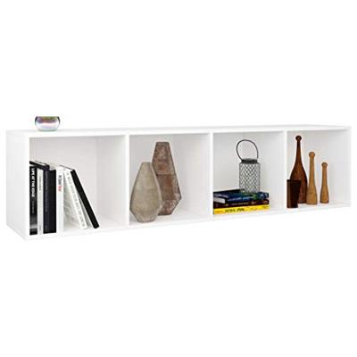 VidaXL Boekenkast/tv-meubel 36x30x143 cm bewerkt hout wit