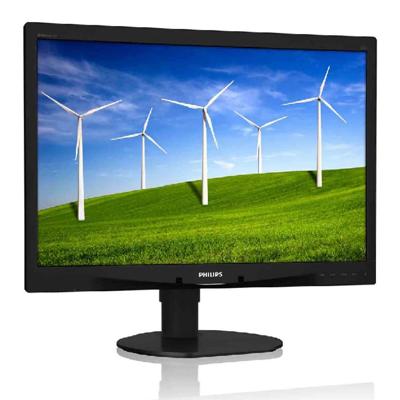 Philips Brilliance 240B4LPYCS - 24 inch - 1920x1200 - DP - DVI - VGA - Zilver