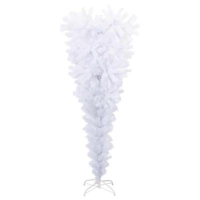 VidaXL Kunstkerstboom met standaard omgekeerd 150 cm wit