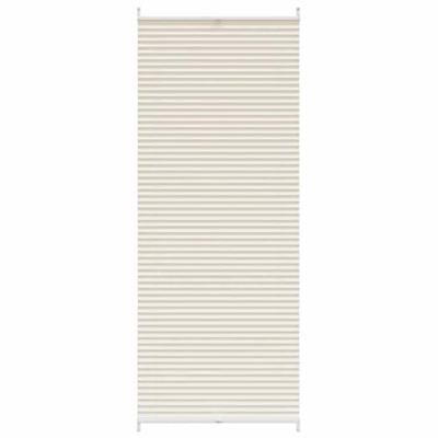 VidaXL Plissé rolgordijn 70x200cm creme