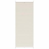 VidaXL Plissé rolgordijn 70x200cm creme - thumbnail