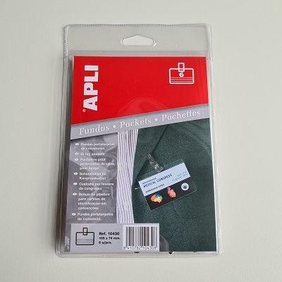 Badge met clip - 6 pockets met 6 clips