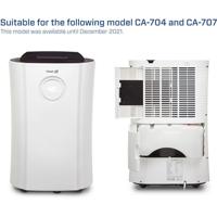 Clean Air Optima Optima Vervangilter CA704/CA707 Actief koolstof Koolstoffilter Zwart - thumbnail